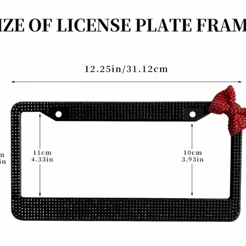 License plate frame
